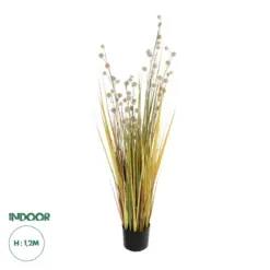 GloboStar® Artificial Garden CRASPEDIA GRASS 21479 Τεχνητό Διακοσμητικό Φυτό Κρασπέδια Υ120cm