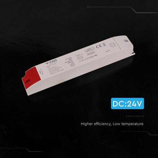 V‑TAC 24251VT Τροφοδοτικό LED Πλαστικό 100W 24V 4.17A Λευκό IP44 300×41×30