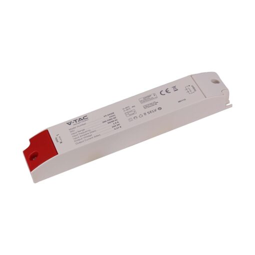 V‑TAC 24251VT Τροφοδοτικό LED Πλαστικό 100W 24V 4.17A Λευκό IP44 300×41×30