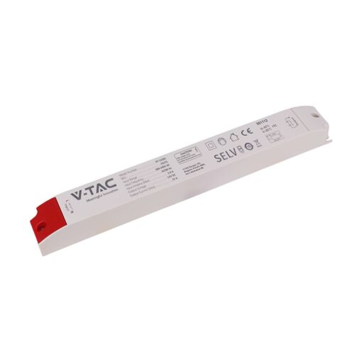 V‑TAC 24272VT Τροφοδοτικό LED Πλαστικό 300W 12V 25A Λευκό IP44 353×57×35