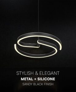 V-TAC 24289VT Κρεμαστό LED Φωτιστικό 25W 3250lm 4000K Μαύρο Ματ – 400×60 mm