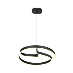 V-TAC 24289VT Κρεμαστό LED Φωτιστικό 25W 3250lm 4000K Μαύρο Ματ – 400×60 mm