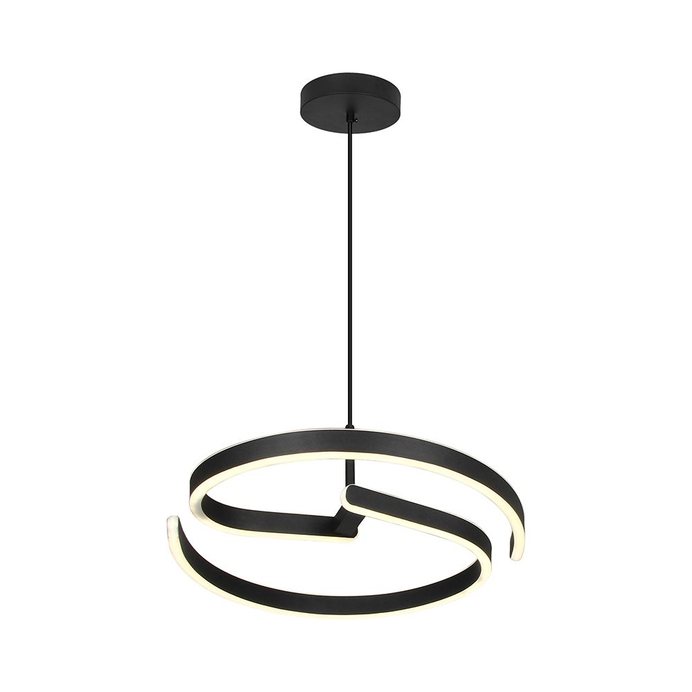 V-TAC 24289VT Κρεμαστό LED Φωτιστικό 25W 3250lm 4000K Μαύρο Ματ – 400×60 mm