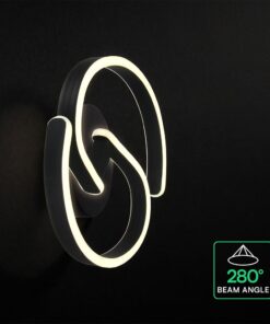 V‑TAC 24290 22W LED Διακοσμητικό Φωτιστικό Τοίχου – 300×110mm – 4000K – Μαύρο