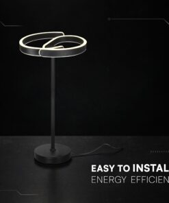 LED Πορτατίφ Light 25W 4000K Μαύρο Ματ 300×470mm – V‑TAC 24291VT