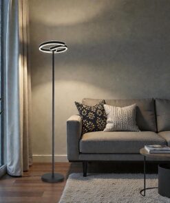 24292 V-TAC LED Φωτιστικό Δαπέδου 25W 3250 lm 4000K Μαύρο Ματ – 300×1420 mm