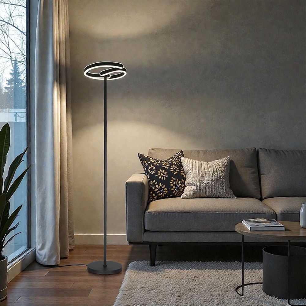 24292 V-TAC LED Φωτιστικό Δαπέδου 25W 3250 lm 4000K Μαύρο Ματ – 300×1420 mm
