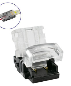 Alternative view of GLOBOSTAR® STRIPCON 70720 Ταχυσύνδεσμος για Μονόχρωμη Ταινία LED 10mm σε 2 Καλώδια Αδιάβροχο IP65 - Διάφανο - Μ1.5 x Π2.4 x Υ0.8cm