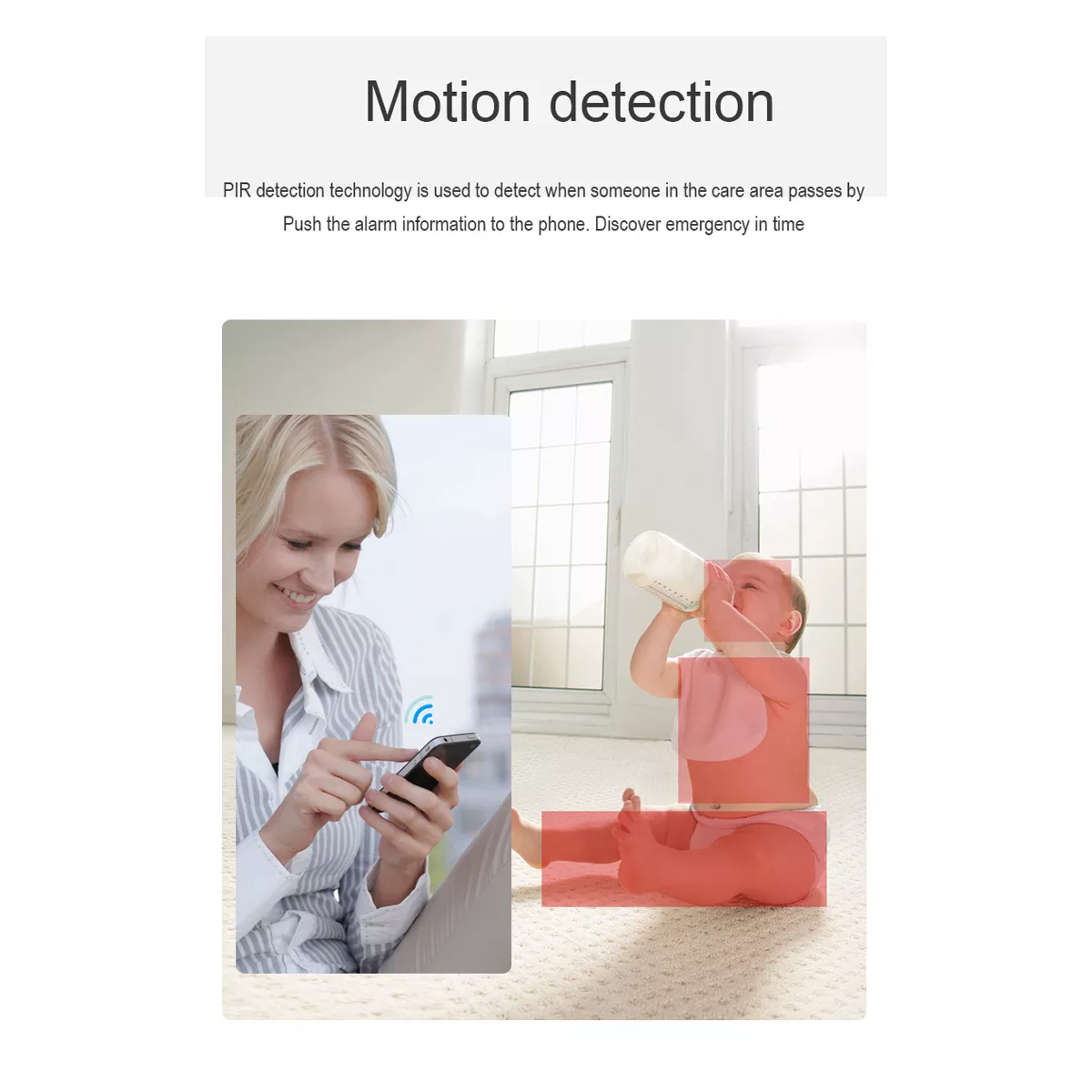 GloboStar® 86016 Rechargeable Table Camera 2MP WiFi HD 1080P 120° 5000mAh Two Way Audio Motion Detection & Digital Clock - Επαναφορτιζόμενη Επιτραπέζια Κάμερα 2MP WiFi HD 1080P 120° 5000mAh Διπλή Κατέυθυνση Ομιλίας Ανιχνευτή Κίνησης Ψηφιακό Ρολόι - Μαύρο - Image 13