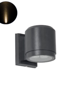 Alternative view of GLOBOSTAR® WALLLIGHT-SONA 90481 Μοντέρνο Φωτιστικό Τοίχου - Απλίκα LED 12W 1080lm 5° DC 24V Αδιάβροχο IP67 Θερμό Λευκό 2700K - CREE COB Chip & TÜV SÜD Driver - Γκρι Ανθρακί Ματ - Μ9.5 x Π13 x Υ11cm - 3 Χρόνια Εγγύηση