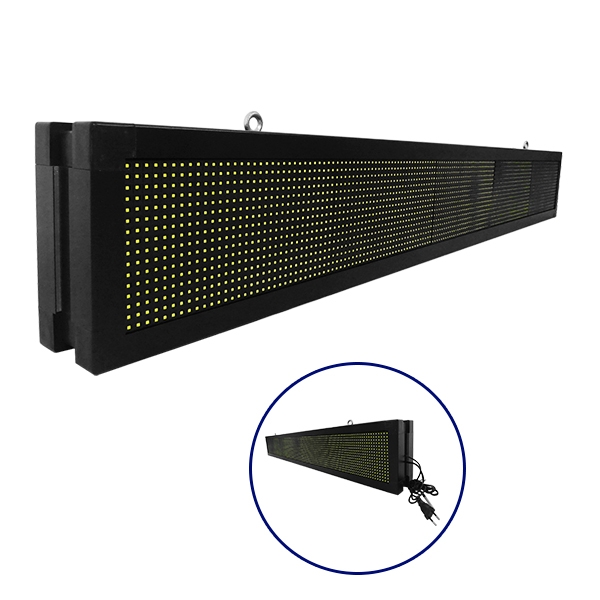 GLOBOSTAR® DISPLAY 90310 Κυλιόμενη Ψηφιακή Επιγραφή P10 Διπλής Όψης LED AC 220-240V Αδιάβροχο IP65 Ψυχρό Λευκό 6000K - WiFi Control μέσω FK APP - Αισθητήρας Θερμοκρασίας & Υγρασίας - Μ168 x Π12 x Υ24cm - 2 Χρόνια Εγγύηση - Image 2
