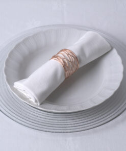 Alternative view of GloboStar® GOURMET 35002 Δαχτυλίδι Πετσέτας Μεταλλικό Χάλκινο Φ5 x Υ3.5cm