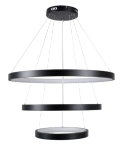 kelvo® NEMESIS KLV-101-0220-V2 Κρεμαστό Φωτιστικό Οροφής LED 120W 12000lm 180° AC 220-240V IP20 Ρυθμιζόμενο Λευκό CCT με Χειριστήριο από 2700K έως 6000K Dimmable – Lumileds SMD Chip – Μαύρο Ματ – Μ80 x Π80 x Υ80cm – 3 Χρόνια Εγγύηση