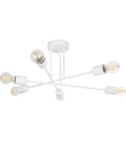Alternative view of GLOBOSTAR® SPIDI 203-0113 Μοντέρνο Φωτιστικό Οροφής με Ντουί 6 x E27 AC 220-240V IP20 - Λευκό - Μ61 x Π61 x Υ25cm