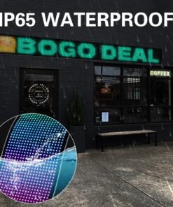 GLOBOSTAR® MATRIX GLB-106-0005 Εύκαμπτη Κυλιόμενη Ψηφιακή Επιγραφή 176.2×19.2cm P9 192×16 Pixel LED 10W DC 5V 2A με USB 2.0 Αδιάβροχο IP65 Πολύχρωμο RGB – Bluetooth Control μέσω iPIXEL APP – Μ176.2 x Π0.4 x Υ19.2cm – 2 Χρόνια Εγγύηση