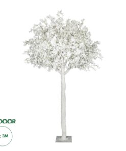 GloboStar® Artificial Garden ALMOND TREE 21114 Τεχνητό Διακοσμητικό Δέντρο Αμυγδαλιά Μ380 x Π380 x Υ300cm