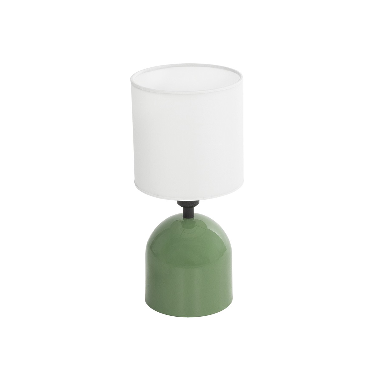 GLOBOSTAR® LOREN 204-0136 Μοντέρνο Επιτραπέζιο Φωτιστικό Πορτατίφ με Ντουί 1 x E14 AC 220-240V IP20 - Πράσινο & Μπεζ - Μ15,5 x Π15,5 x Υ33cm - Image 2