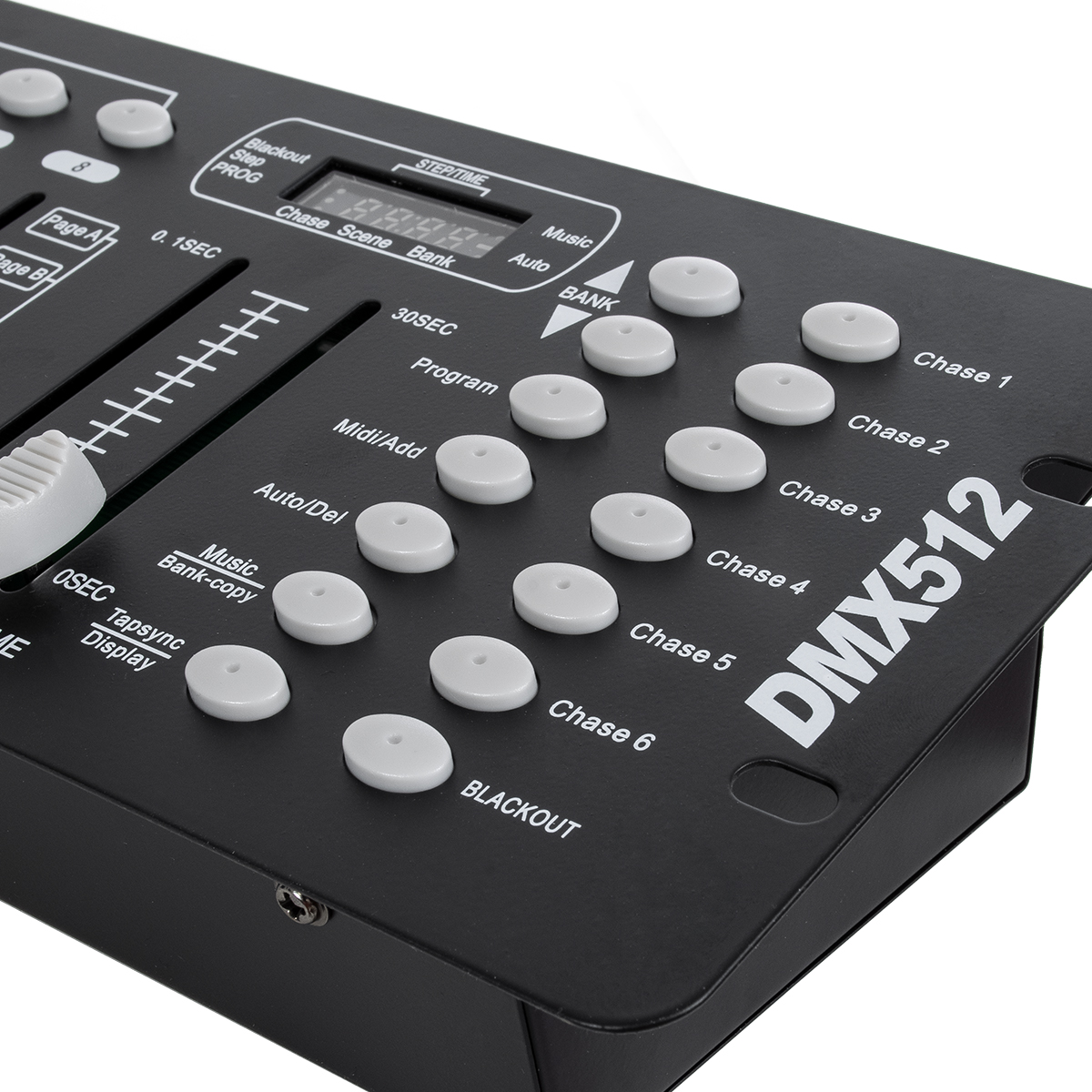 GLOBOSTAR® DMXCONSOLE 73493 DMX Master Κονσόλα Φωτισμού με 192 Κανάλια AC 220-240V IP20 - DMX512 - Μ48 x Π13.5 x Υ7cm - 2 Χρόνια Εγγύηση - Image 9