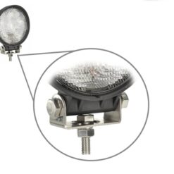 GloboStar® 29999 PRO Series Προβολέας Εργασίας – Working Light για Αυτοκίνητα & Φορτηγά Στρογγυλός 24W 10-30V 3360lm 30° Αδιάβροχος IP65 Ψυχρό Λευκό 6000k