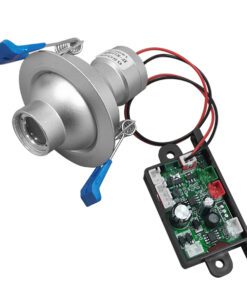 Επαγγελματικό Χωνευτό Προβολάκι Laser 2° 80Mw 532Nm Φ7cm 12V Πράσινο GloboStar 51138