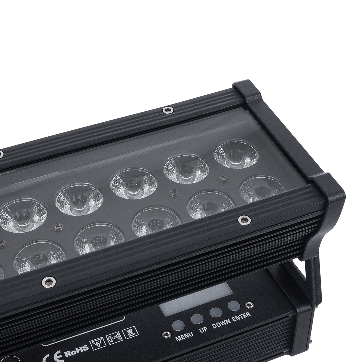 GloboStar® 51198 CYRUS Επαγγελματική Κεφαλή PAR DMX512 180W AC 220V-240V 6in1 - SPOT 25° OSRAM LED Αδιάβροχη IP65 RGBW+UV - Μαύρο - Μ30 x Π14 x Υ19cm - 2 Χρόνια Εγγύηση - Image 9