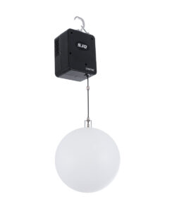 Alternative view of GloboStar® 51202 LIFT BALL Επαγγελματικό Φωτιστικό Ειδικών Εφέ Φ30cm KINETIC BALL Light CREE LED 4in1 15W - 15 x 1W LED SMD Chips RGBW - Μέγιστο Μήκος Ανύψωσης 3.5 Μέτρα - AC 220V-240V DMX512 Display on Body - Μαύρο - Μ17 x Π13 x Υ26cm - 2 Χρόνια Εγγύση