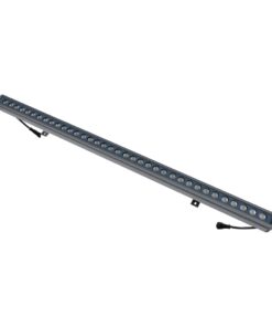 GLOBOSTAR® WASHERMOZA 90170 Μπάρα Φωτισμού Wall Washer LED 72W 6120lm 10-30° DC 24V Αδιάβροχο IP66 Πολύχρωμο RGB Dimmable – Bridgelux SMD Chip – Γκρι Ανθρακί – Μ100 x Π5 x Υ4cm – 3 Χρόνια Εγγύηση