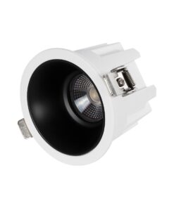 GLOBOSTAR® DUSTY 60340 Χωνευτό Downlight Σποτ LED 12W 1380lm 45° AC 220-240V Αδιάβροχο IP65 Φυσικό Λευκό 4500K – Bridgelux COB Chip & TÜV SÜD Driver – Λευκό & Μαύρο Ματ – Μ8.5 x Π8.5 x Υ7cm / Q7.2cm – 5 Χρόνια Εγγύηση