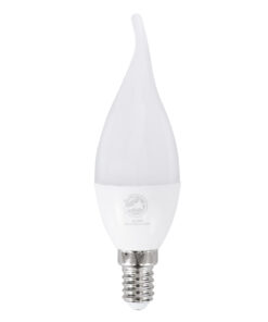 GLOBOSTAR® CANDLE 60008 Λάμπα Κεράκι E14 C37T LED 6W 564lm 260° AC 220-240V IP20 Θερμό Λευκό 2700K - Lumileds SMD Chip - Λευκό Γαλακτερό - Μ3.7 x Π3.7 x Υ12.5cm - 3 Χρόνια Εγγύηση