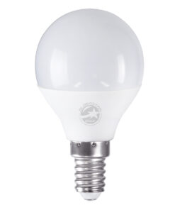 GLOBOSTAR® SPHERE 60014 Λάμπα E14 G45 LED 4W 376lm 260° AC 220-240V IP20 Θερμό Λευκό 2700K - Lumileds SMD Chip - Λευκό Γαλακτερό - Μ4.5 x Π4.5 x Υ7.8cm - 3 Χρόνια Εγγύηση