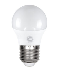 GLOBOSTAR® SPHERE 60020 Λάμπα E27 G45 LED 4W 376lm 260° AC 220-240V IP20 Θερμό Λευκό 2700K - Lumileds SMD Chip - Λευκό Γαλακτερό - Μ4.5 x Π4.5 x Υ7.8cm - 3 Χρόνια Εγγύηση