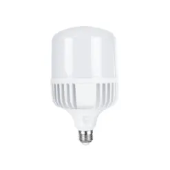 GLOBOSTAR® HIGHBAY 60063 Λάμπα E27 LED 50W 5000lm 260° AC 220-240V Αδιάβροχο IP54 Ψυχρό Λευκό 6000K - Lumileds SMD Chip - Λευκό Γαλακτερό - Μ12 x Π12 x Υ20cm - 3 Χρόνια Εγγύηση