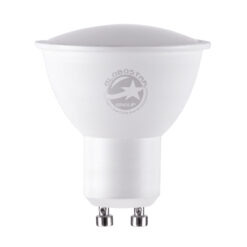 GLOBOSTAR® FLOODO 60096 Σποτ GU10 MR16 LED 4W 400lm 120° AC 220-240V IP20 Ψυχρό Λευκό 6000K - Bridgelux SMD Chip - Μ5 x Π5 x Υ5.8cm - 3 Χρόνια Εγγύηση