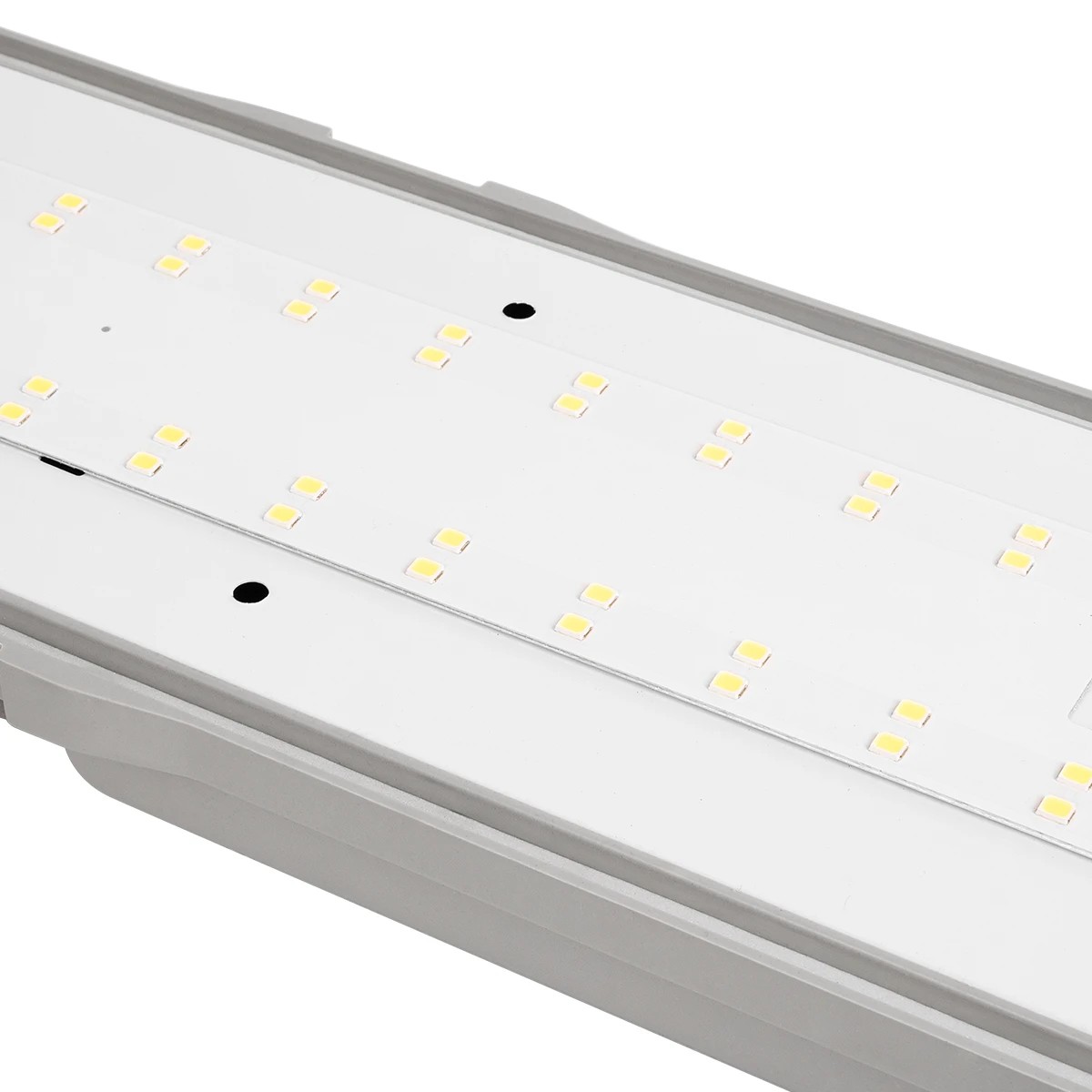 GLOBOSTAR® EMERGANO 60179 60cm Γραμμικό Βιομηχανικό Φωτιστικό Tri-Proof Τεχνολογίας Emergency με Ενσωματωμένη Μπαταρία Li-Ion 3.7V 2600mAH & Αυτονομία 3 Ώρες LED 24W 3120lm 120° AC 220-240V Αδιάβροχο IP65 Ψυχρό Λευκό 6000K - LUMILEDs SMD Chip & TÜV SÜD Driver - Γκρι με Γαλακτερό Κάλυμμα Πλαστικό PC - Μ60 x Π10.5 x Υ8cm - 5 Χρόνια Εγγύση - Image 8