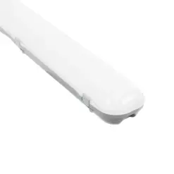 GLOBOSTAR® EMERGANO 60180 120cm Γραμμικό Βιομηχανικό Φωτιστικό Tri-Proof Τεχνολογίας Emergency με Ενσωματωμένη Μπαταρία Li-Ion 3.7V 5000mAH & Αυτονομία 3 Ώρες LED 48W 6240lm 120° AC 220-240V Αδιάβροχο IP65 Ψυχρό Λευκό 6000K - LUMILEDs SMD Chip & TÜV SÜD Driver - Γκρι με Γαλακτερό Κάλυμμα Πλαστικό PC - Μ120 x Π10.5 x Υ8cm - 5 Χρόνια Εγγύση