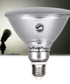 GLOBOSTAR® GARDENPAR 60227 Σποτ E27 PAR38 Σκληρού Υάλου LED 18W 1900lm 60° AC 220-240V Αδιάβροχο IP65 Φυσικό Λευκό 4500K - Lumileds SMD Chip - Μ12 x Π12 x Υ13cm - 3 Χρόνια Εγγύηση