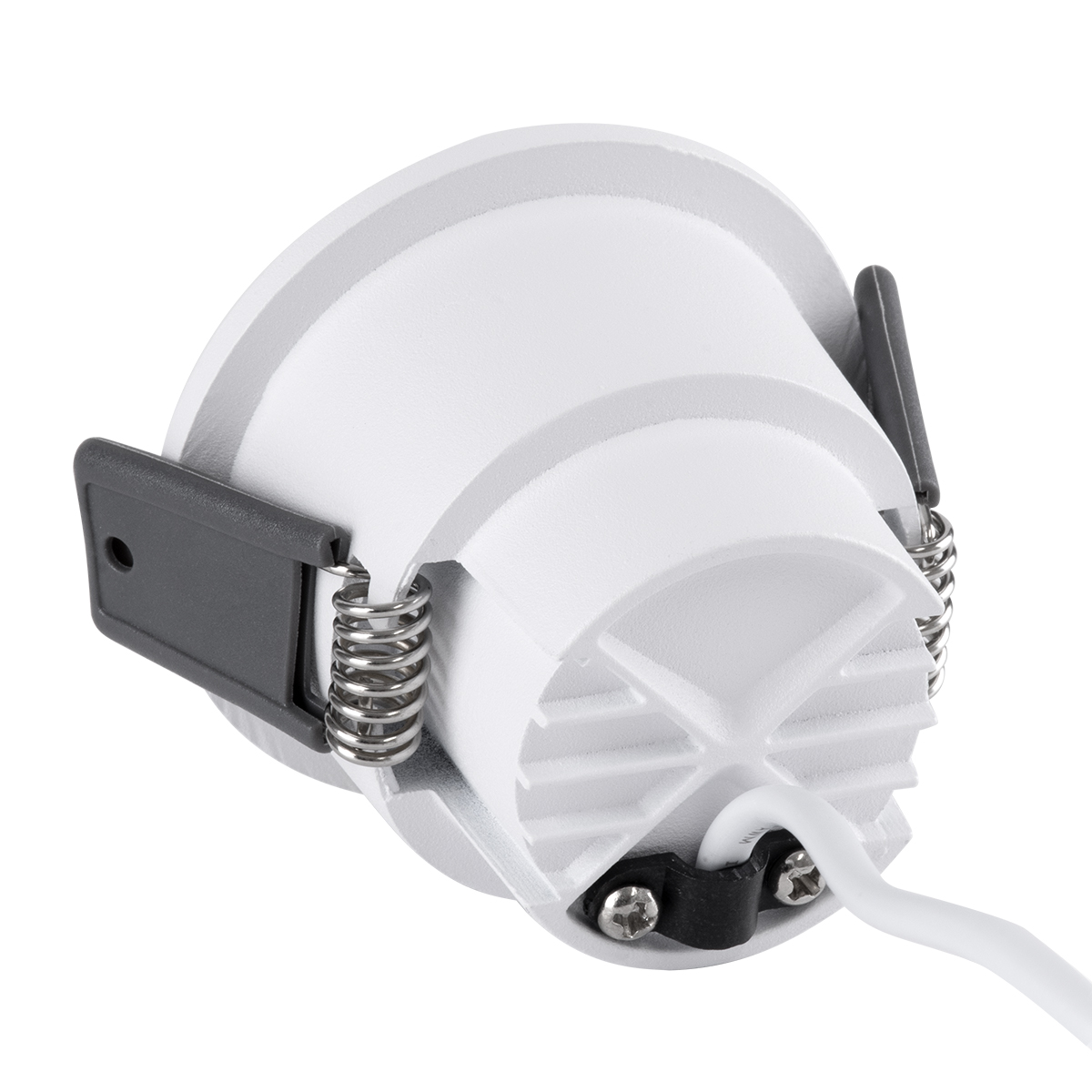 GLOBOSTAR® PLUTO-S 60248 Χωνευτό Downlight Σποτ με Honeycomb Anti Glare Reflector LED 7W 910lm 38° AC 220-240V IP20 Φυσικό Λευκό 4500K - Bridgelux COB Chip & TÜV SÜD Driver - Λευκό Ματ - Μ6.4 x Π6.4 x Υ4.9cm / Q5.5cm - 5 Χρόνια Εγγύηση - Image 4