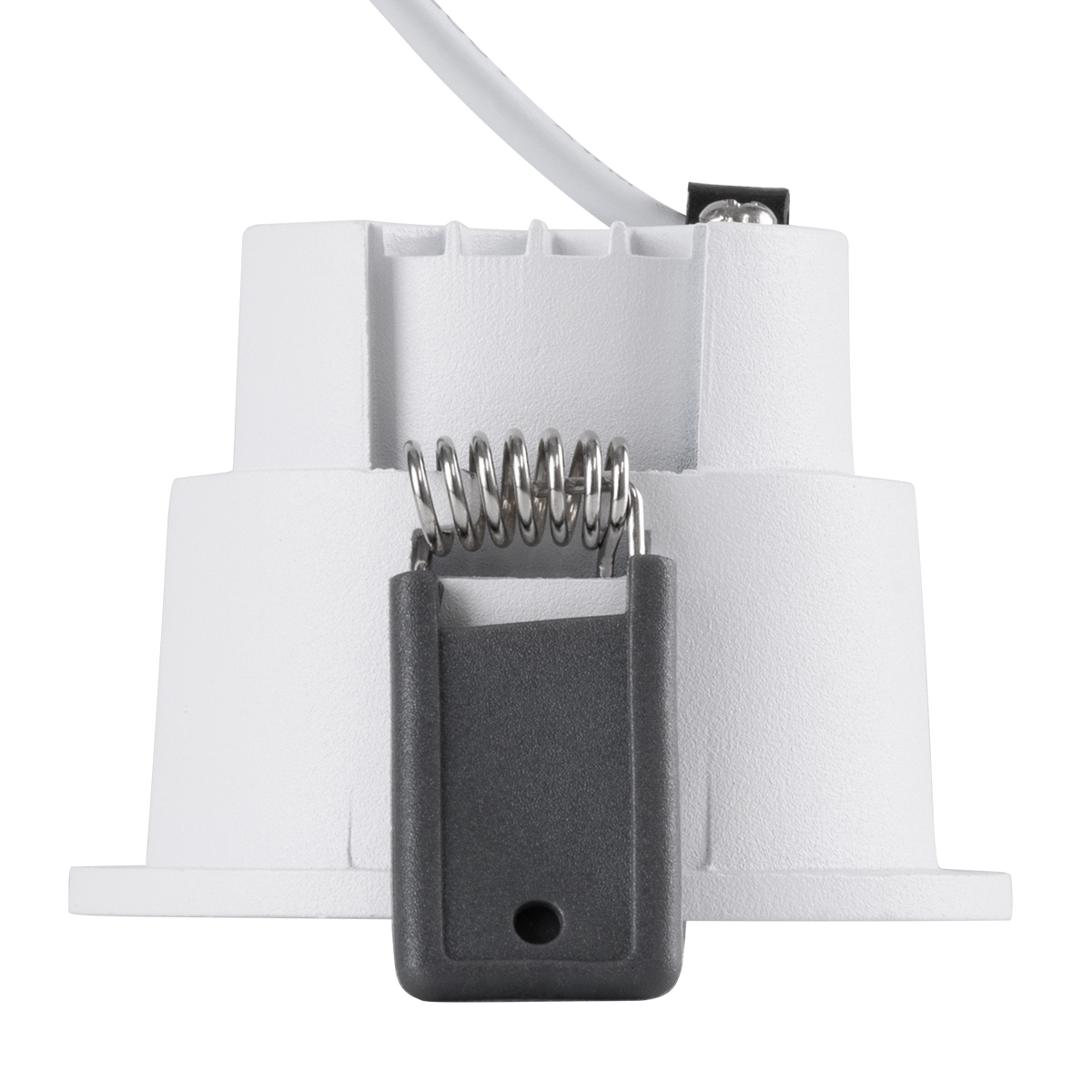GLOBOSTAR® PLUTO-S 60248 Χωνευτό Downlight Σποτ με Honeycomb Anti Glare Reflector LED 7W 910lm 38° AC 220-240V IP20 Φυσικό Λευκό 4500K - Bridgelux COB Chip & TÜV SÜD Driver - Λευκό Ματ - Μ6.4 x Π6.4 x Υ4.9cm / Q5.5cm - 5 Χρόνια Εγγύηση - Image 5