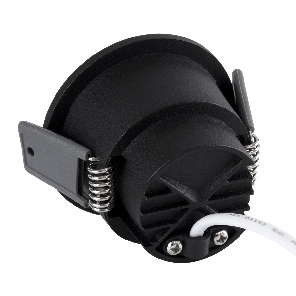GLOBOSTAR® PLUTO-S 60250 Χωνευτό Downlight Σποτ με Honeycomb Anti Glare Reflector LED 7W 910lm 38° AC 220-240V IP20 Φυσικό Λευκό 4500K - Bridgelux COB Chip & TÜV SÜD Driver - Μαύρο Ματ - Μ6.4 x Π6.4 x Υ4.9cm / Q5.5cm - 5 Χρόνια Εγγύηση - Image 4