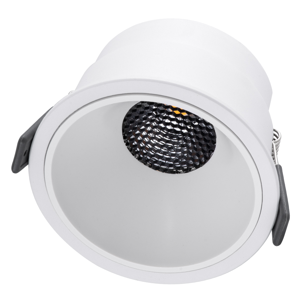 GLOBOSTAR® PLUTO-B 60260 Χωνευτό Downlight Σποτ με Honeycomb Anti Glare Reflector LED 15W 1950lm 38° AC 220-240V IP20 Φυσικό Λευκό 4500K - Bridgelux COB Chip & TÜV SÜD Driver - Λευκό Ματ - Μ10.4 x Π10.4 x Υ6.5cm / Q9.5cm - 5 Χρόνια Εγγύηση - Image 3