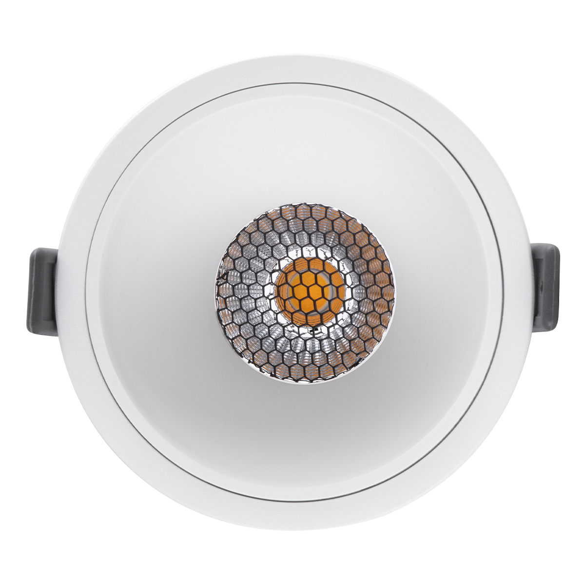 GLOBOSTAR® PLUTO-B 60260 Χωνευτό Downlight Σποτ με Honeycomb Anti Glare Reflector LED 15W 1950lm 38° AC 220-240V IP20 Φυσικό Λευκό 4500K - Bridgelux COB Chip & TÜV SÜD Driver - Λευκό Ματ - Μ10.4 x Π10.4 x Υ6.5cm / Q9.5cm - 5 Χρόνια Εγγύηση - Image 6