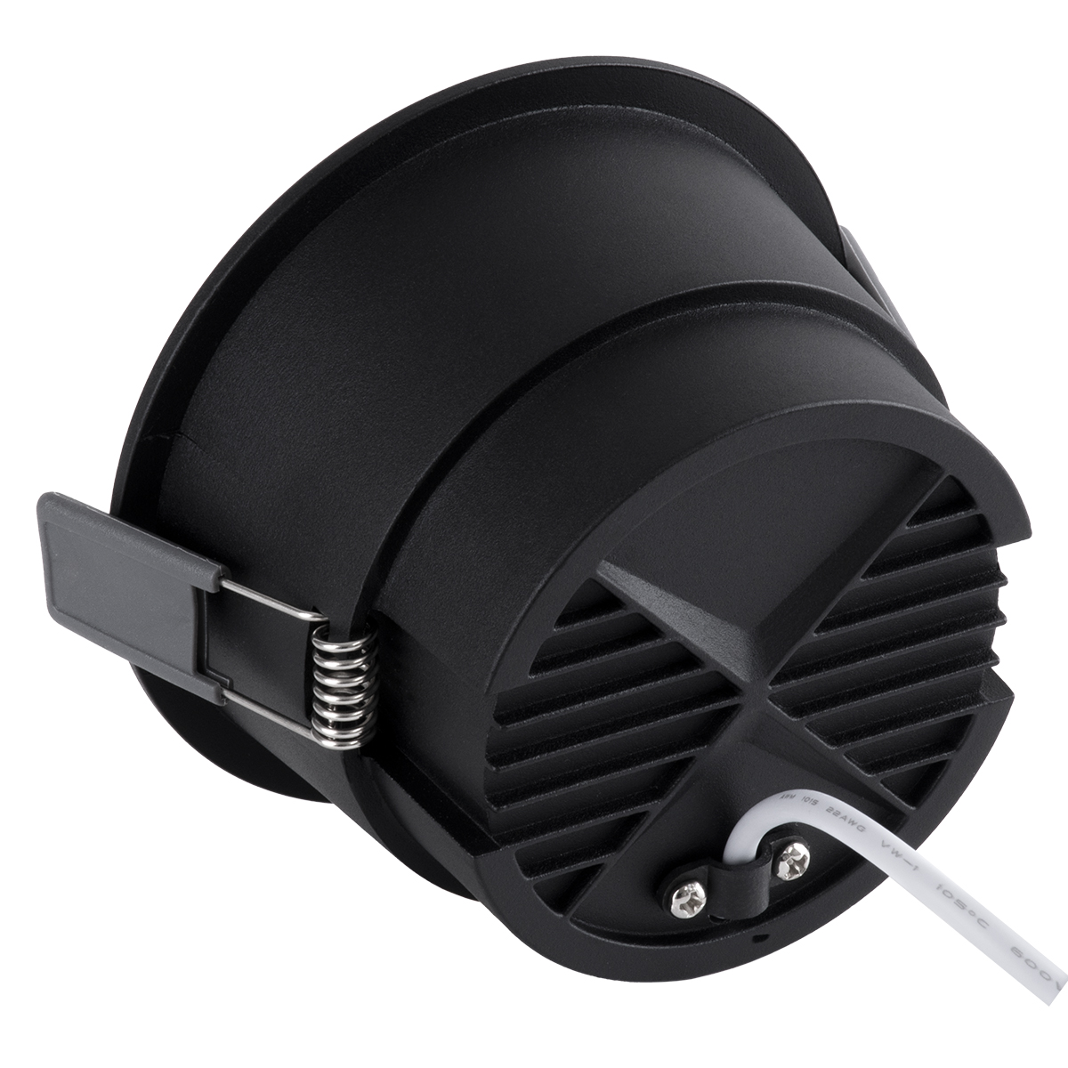 GLOBOSTAR® PLUTO-B 60262 Χωνευτό Downlight Σποτ με Honeycomb Anti Glare Reflector LED 15W 1950lm 38° AC 220-240V IP20 Φυσικό Λευκό 4500K - Bridgelux COB Chip & TÜV SÜD Driver - Μαύρο Ματ - Μ10.4 x Π10.4 x Υ6.5cm / Q9.5cm - 5 Χρόνια Εγγύηση - Image 4