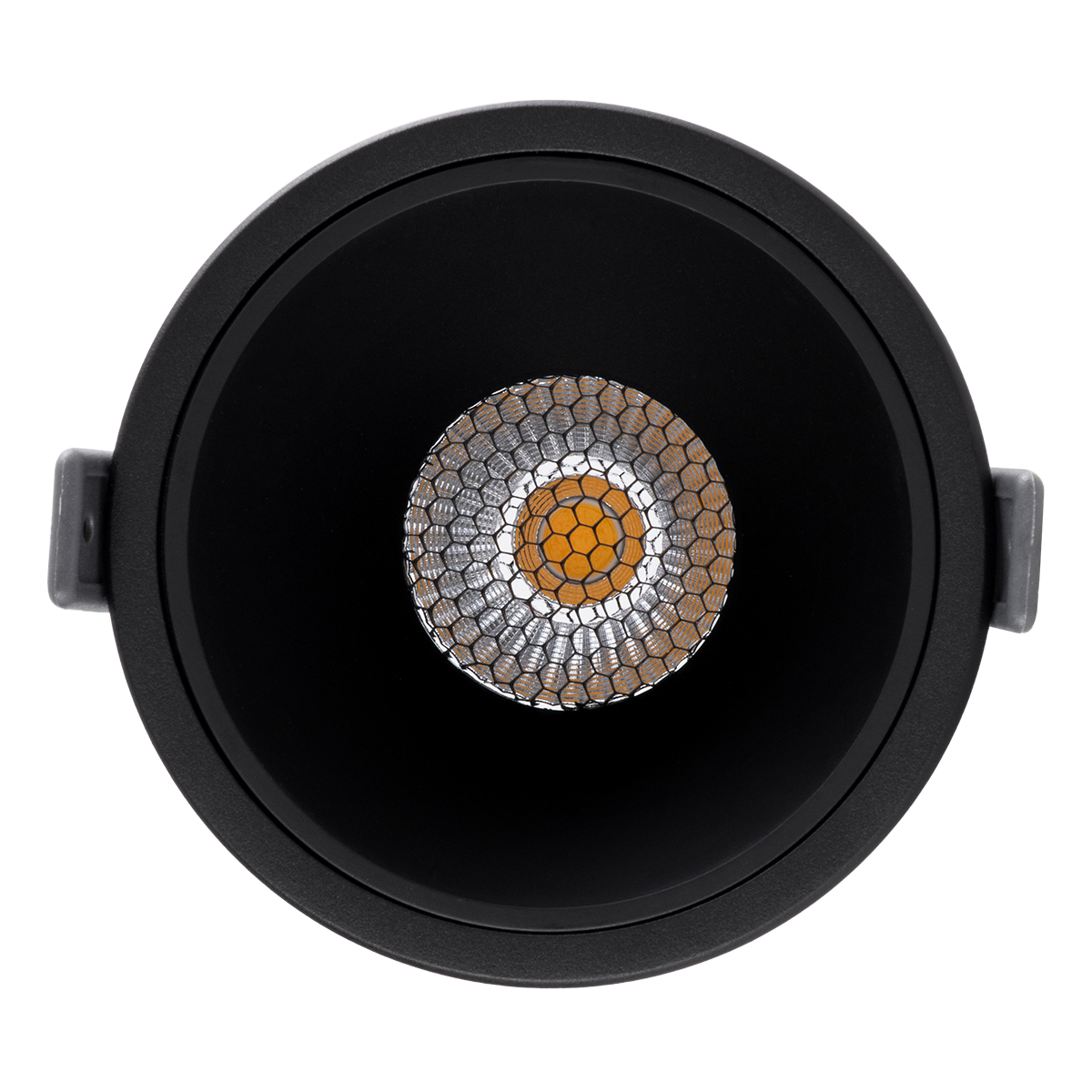 GLOBOSTAR® PLUTO-B 60262 Χωνευτό Downlight Σποτ με Honeycomb Anti Glare Reflector LED 15W 1950lm 38° AC 220-240V IP20 Φυσικό Λευκό 4500K - Bridgelux COB Chip & TÜV SÜD Driver - Μαύρο Ματ - Μ10.4 x Π10.4 x Υ6.5cm / Q9.5cm - 5 Χρόνια Εγγύηση - Image 6