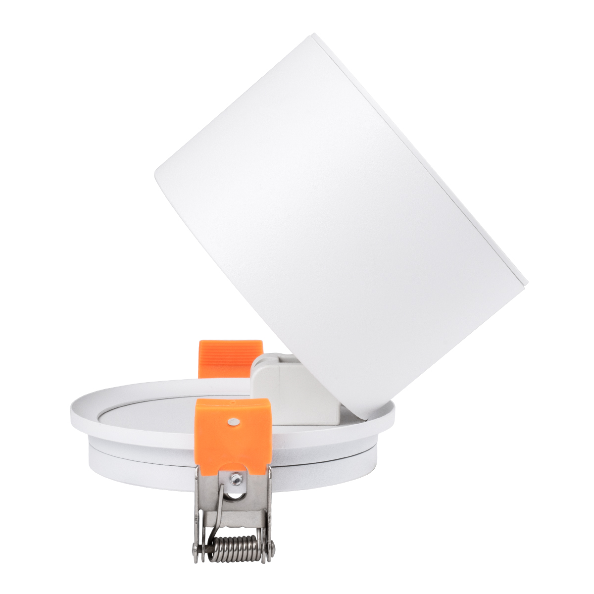 GLOBOSTAR® OMEGA-R 60295 Χωνευτό Κινούμενο Downlight Σποτ LED 12W 1500lm 36° AC 220-240V IP20 Θερμό Λευκό 2700K - Bridgelux COB Chip & TÜV SÜD Driver - Λευκό Ματ - Μ10 x Π10 x Υ8.2cm / Q9cm - 5 Χρόνια Εγγύηση - Image 6