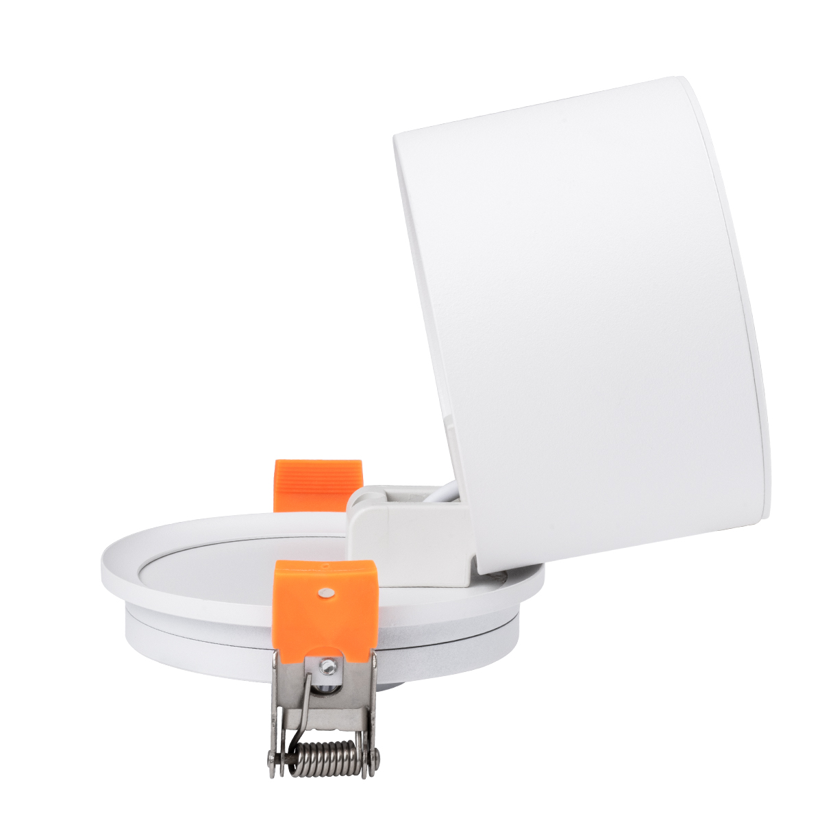 GLOBOSTAR® OMEGA-R 60295 Χωνευτό Κινούμενο Downlight Σποτ LED 12W 1500lm 36° AC 220-240V IP20 Θερμό Λευκό 2700K - Bridgelux COB Chip & TÜV SÜD Driver - Λευκό Ματ - Μ10 x Π10 x Υ8.2cm / Q9cm - 5 Χρόνια Εγγύηση - Image 7