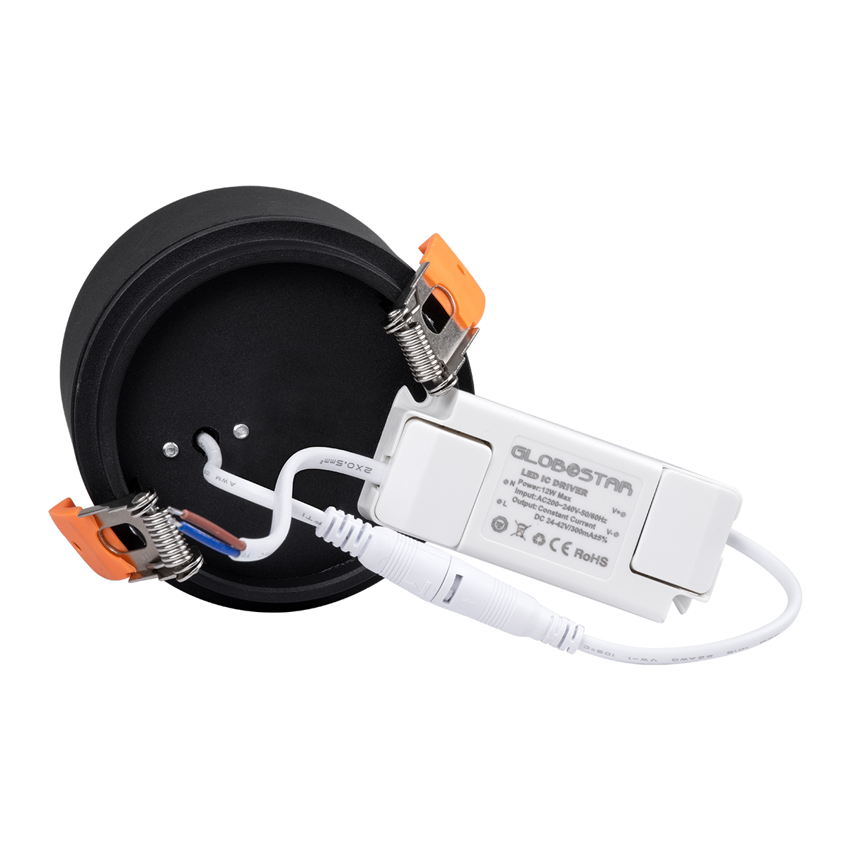 GLOBOSTAR® OMEGA-R 60296 Χωνευτό Κινούμενο Downlight Σποτ LED 12W 1560lm 36° AC 220-240V IP20 Φυσικό Λευκό 4500K - Bridgelux COB Chip & TÜV SÜD Driver - Μαύρο Ματ - Μ10 x Π10 x Υ8.2cm / Q9cm - 5 Χρόνια Εγγύηση - Image 13