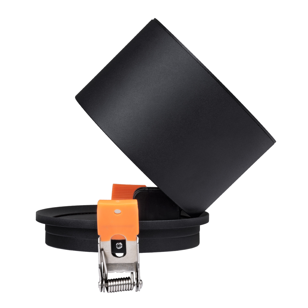 GLOBOSTAR® OMEGA-R 60297 Χωνευτό Κινούμενο Downlight Σποτ LED 12W 1500lm 36° AC 220-240V IP20 Θερμό Λευκό 2700K - Bridgelux COB Chip & TÜV SÜD Driver - Μαύρο Ματ - Μ10 x Π10 x Υ8.2cm / Q9cm - 5 Χρόνια Εγγύηση - Image 6