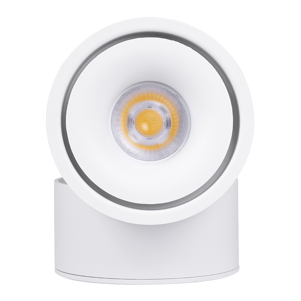 GLOBOSTAR® OMEGA-S 60298 Κινούμενο Downlight Σποτ LED 12W 1560lm 36° AC 220-240V IP20 Φυσικό Λευκό 4500K - Bridgelux COB Chip & TÜV SÜD Driver - Λευκό Ματ - Μ10 x Π10 x Υ10.5cm - 5 Χρόνια Εγγύηση - Image 9