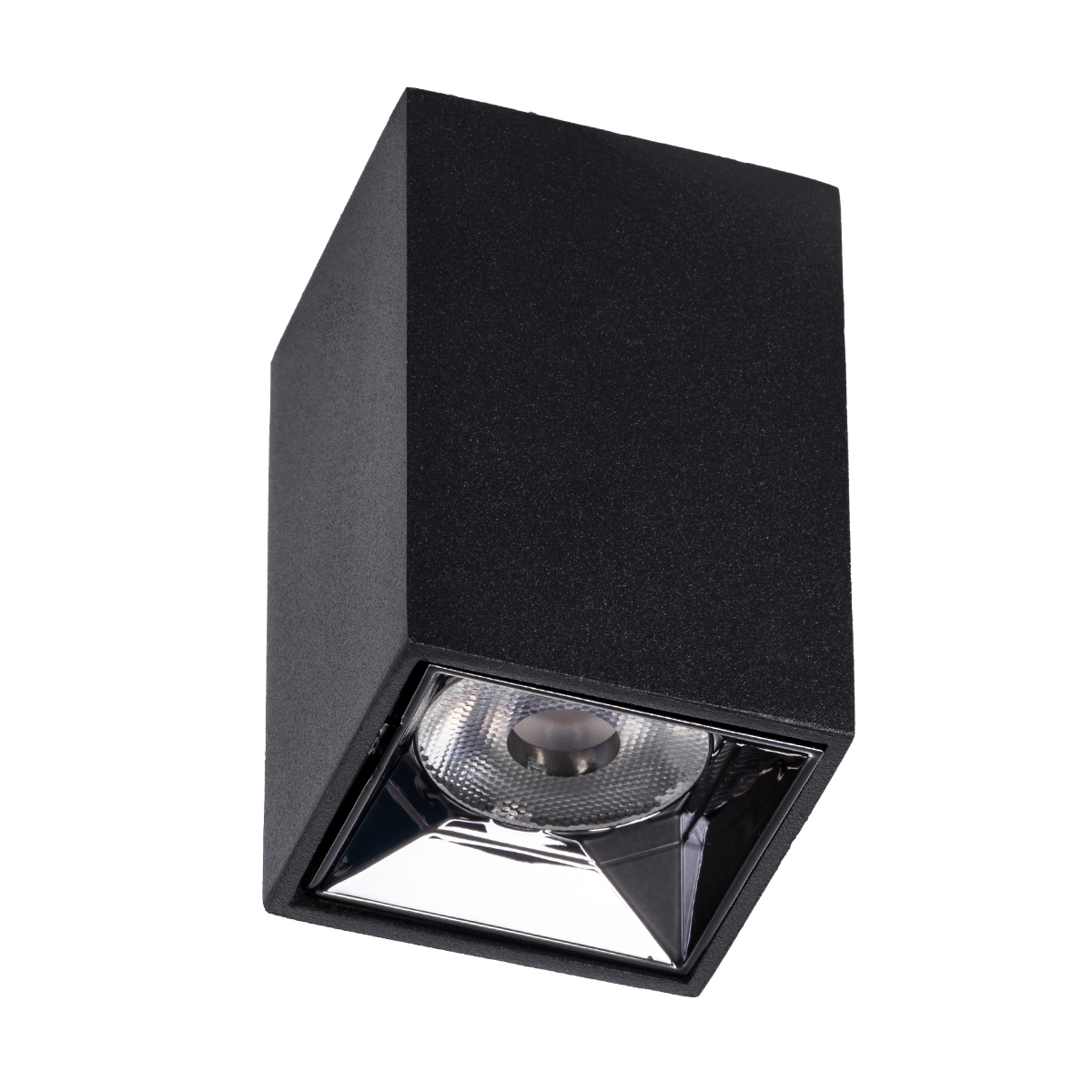 GLOBOSTAR® LUMINAR 60321 Downlight Σποτ LED 3W 405lm 36° AC 220-240V IP20 Θερμό Λευκό 2700K - Osram SMD Chip & TÜV SÜD Driver - Μαύρο Ματ - Μ4.2 x Π4.2 x Υ6.6cm - 5 Χρόνια Εγγύηση - Image 3