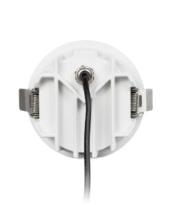 GLOBOSTAR® DUSTY 60340 Χωνευτό Downlight Σποτ LED 12W 1380lm 45° AC 220-240V Αδιάβροχο IP65 Φυσικό Λευκό 4500K – Bridgelux COB Chip & TÜV SÜD Driver – Λευκό & Μαύρο Ματ – Μ8.5 x Π8.5 x Υ7cm / Q7.2cm – 5 Χρόνια Εγγύηση